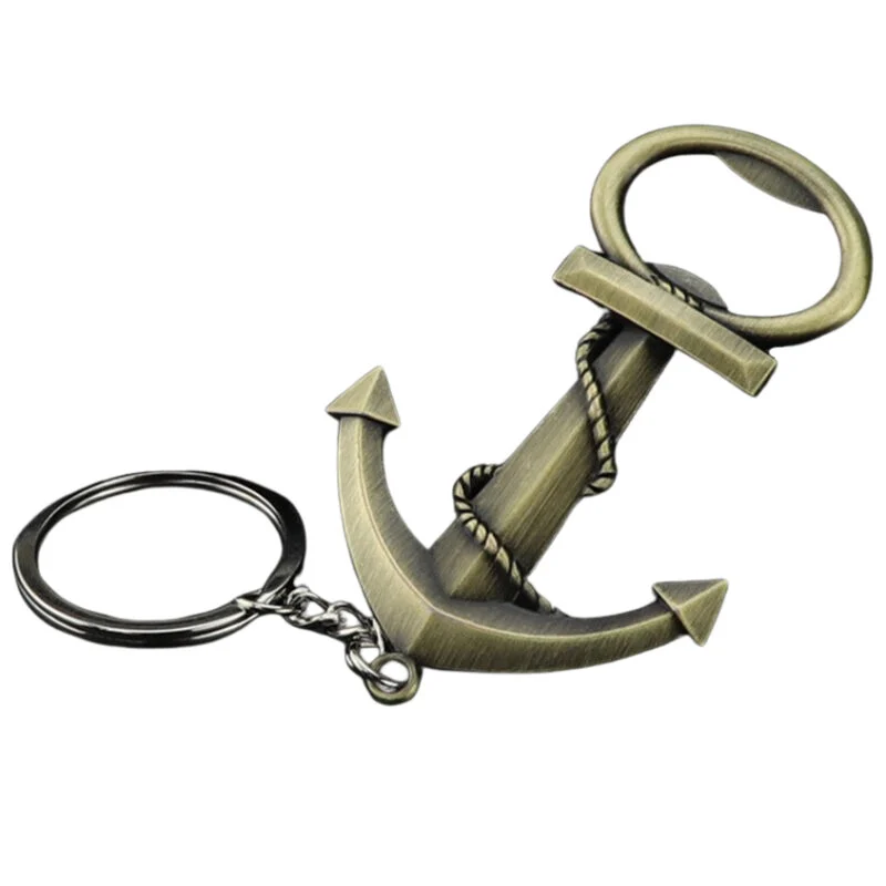 Porte Clé Décapsuleur Ancre Marine
